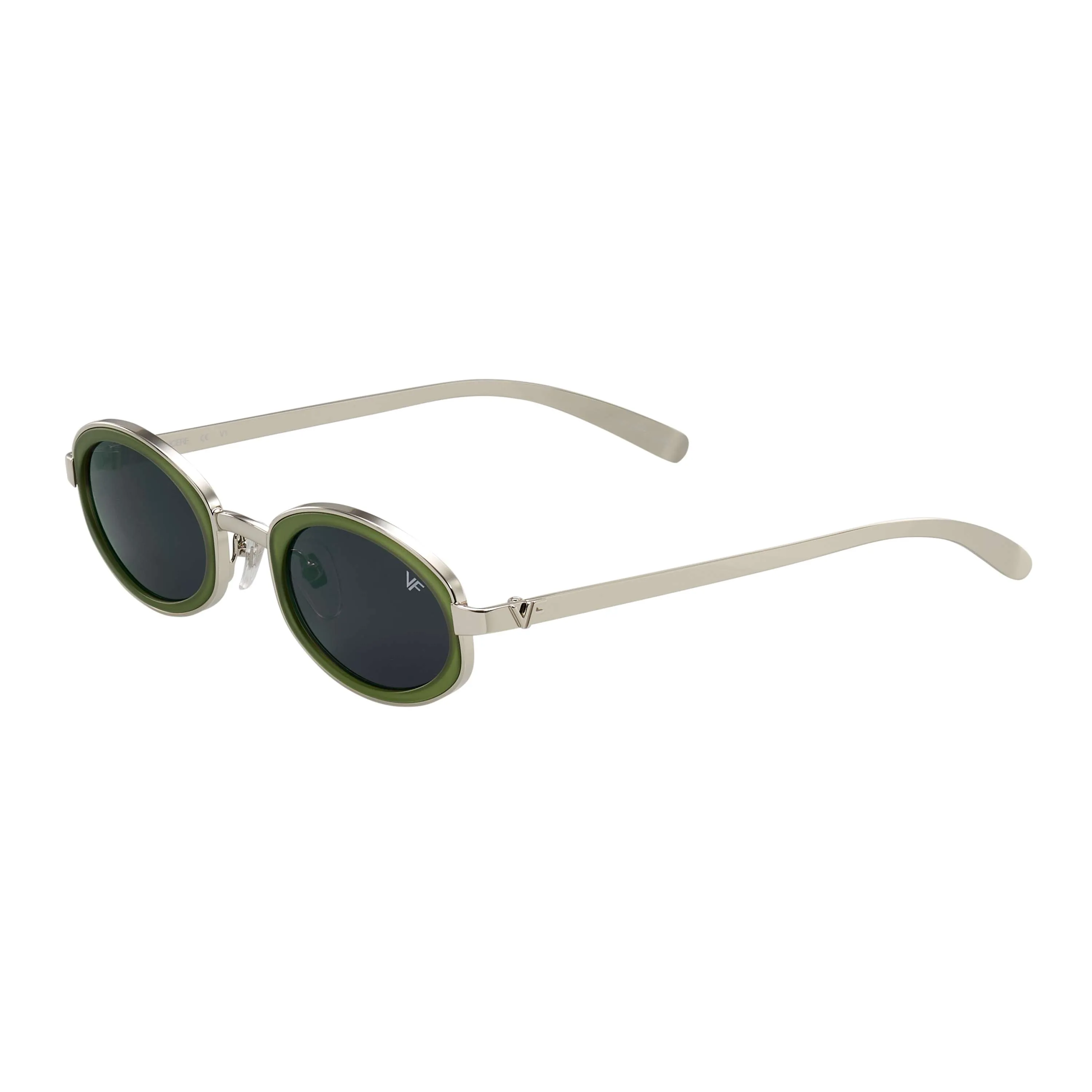 Sincere 24KT White Gold and Matte Green