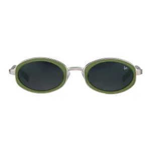 Sincere 24KT White Gold and Matte Green
