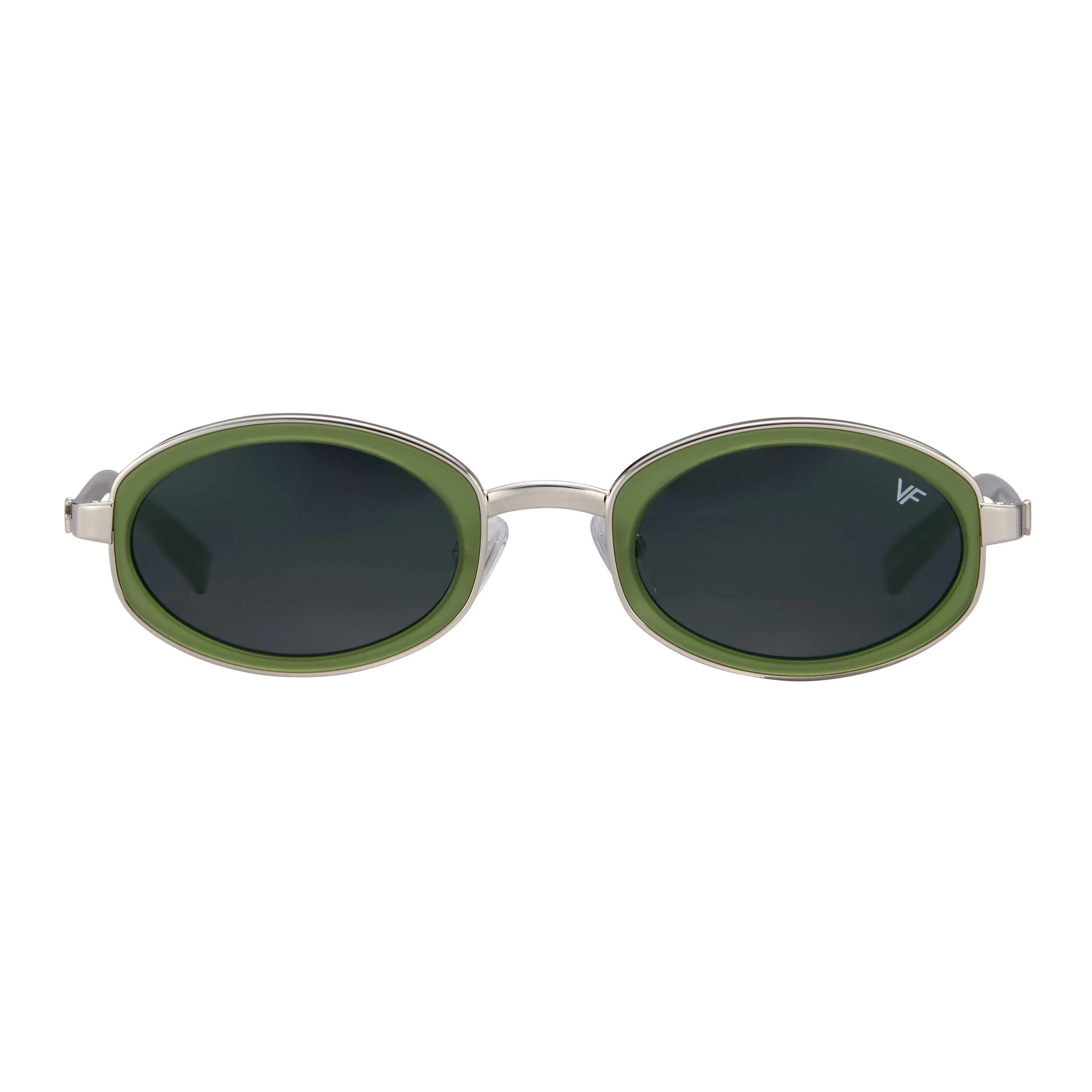 Sincere 24KT White Gold and Matte Green