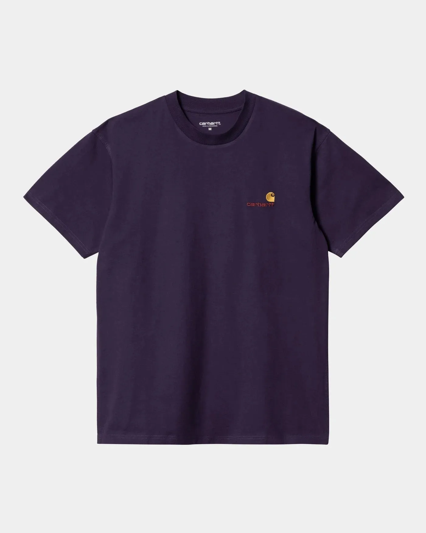 S/S American Script T-Shirt - Cassis