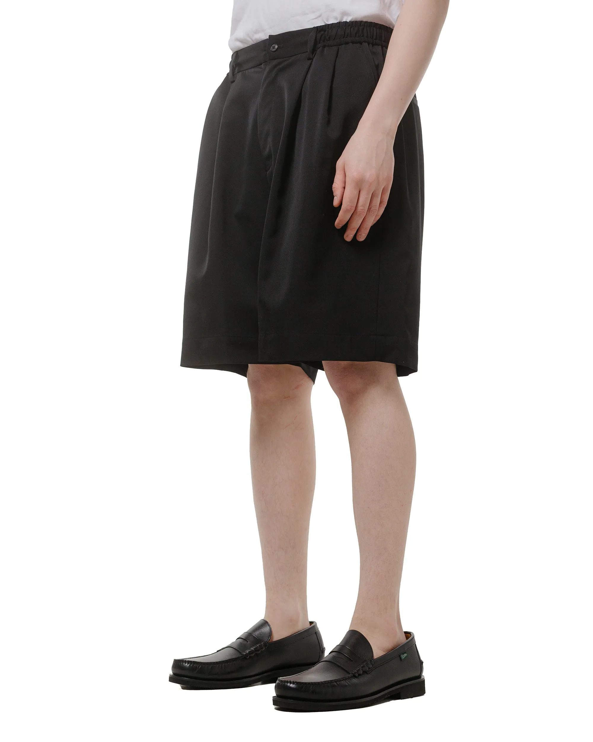 ssstein Wide Easy Short Trousers Black