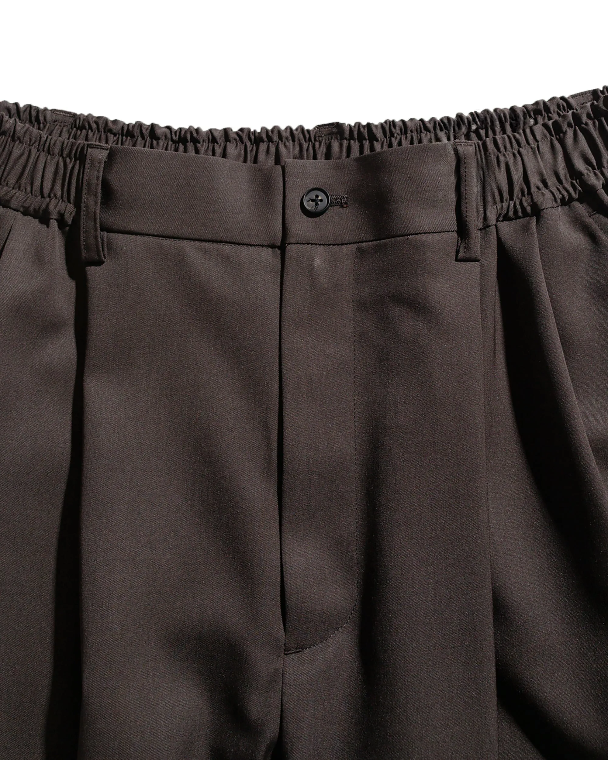 ssstein Wide Easy Short Trousers Grey Khaki