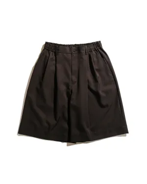 ssstein Wide Easy Short Trousers Grey Khaki