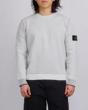 Stone Island Double Face Bi-Colour Crewneck Ivory