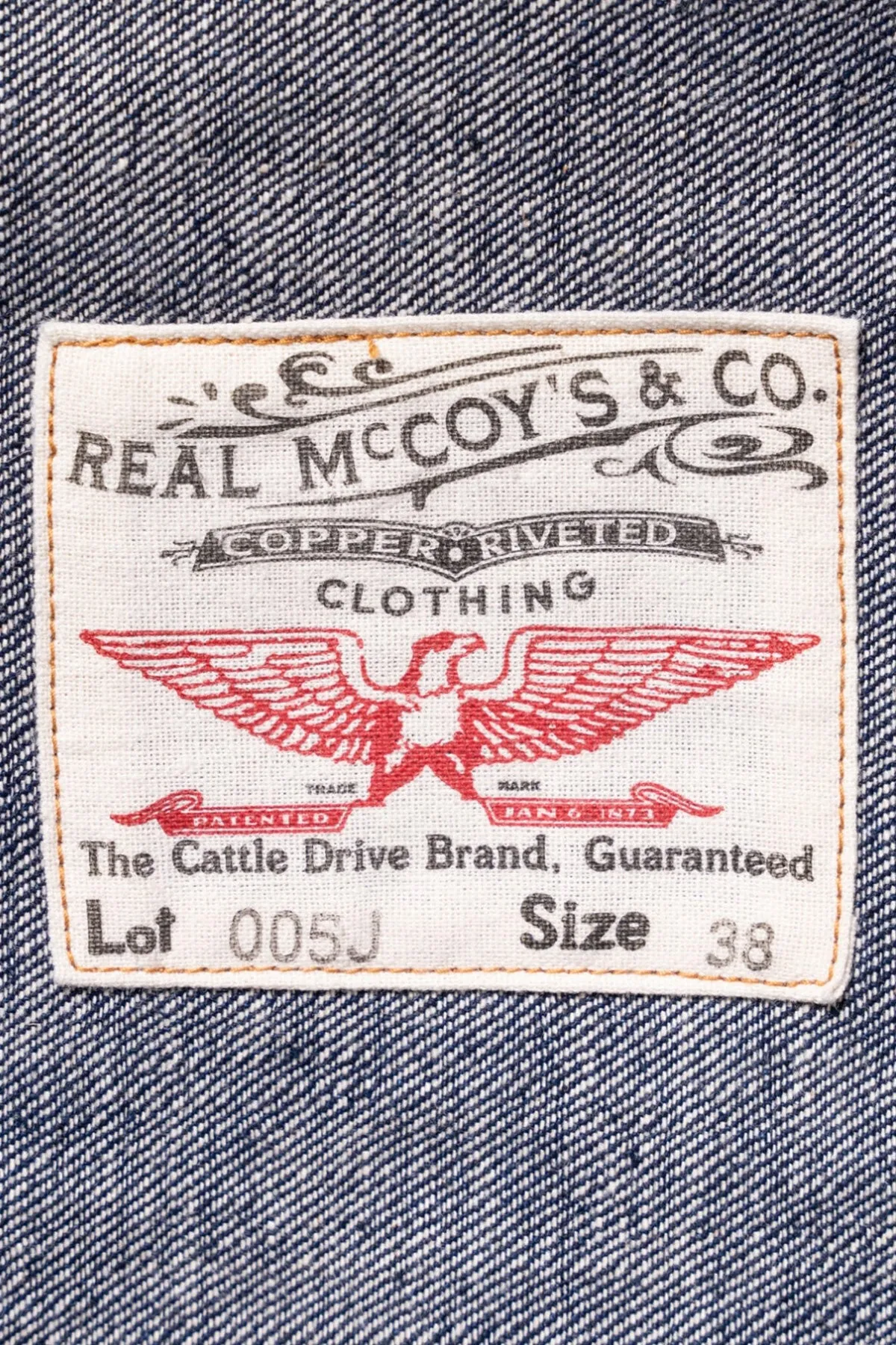 The Real McCoy's Lot.005J - Indigo
