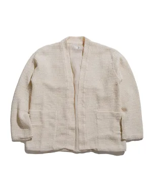 ts(s) Lined Easy Cardigan Cotton/Polyester Russell Knitting Jersey Cream
