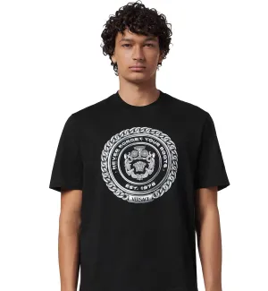 Versace Chain Crest T-Shirt (Black)