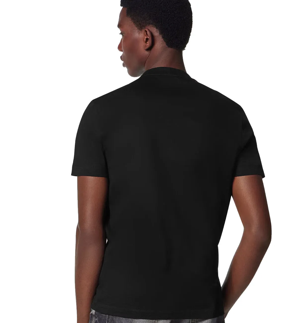 Versace Crystal Architectural Baroque T-Shirt (Black)