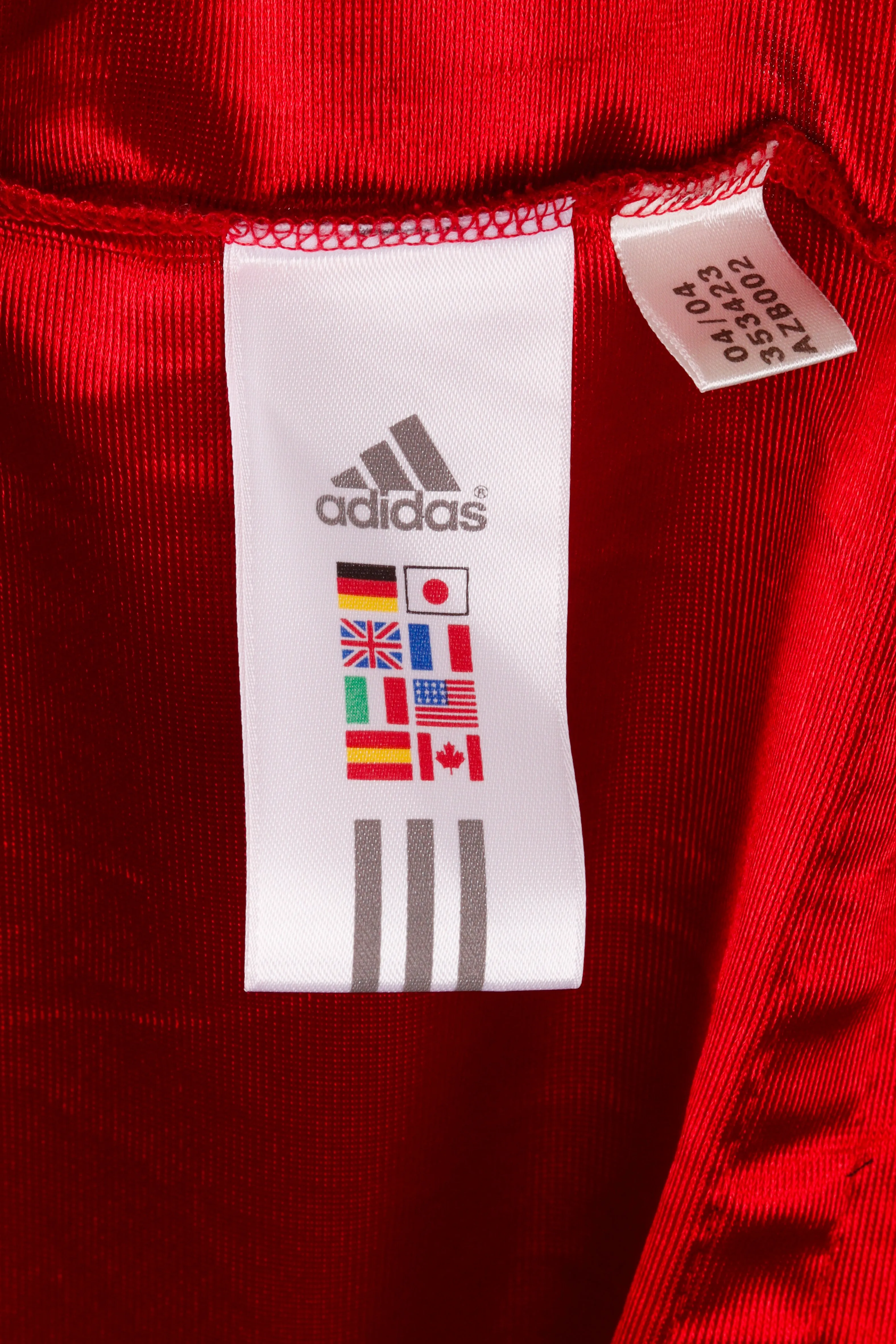 Vintage 2004 adidas 'China National Basketball Team 11' Jersey Red