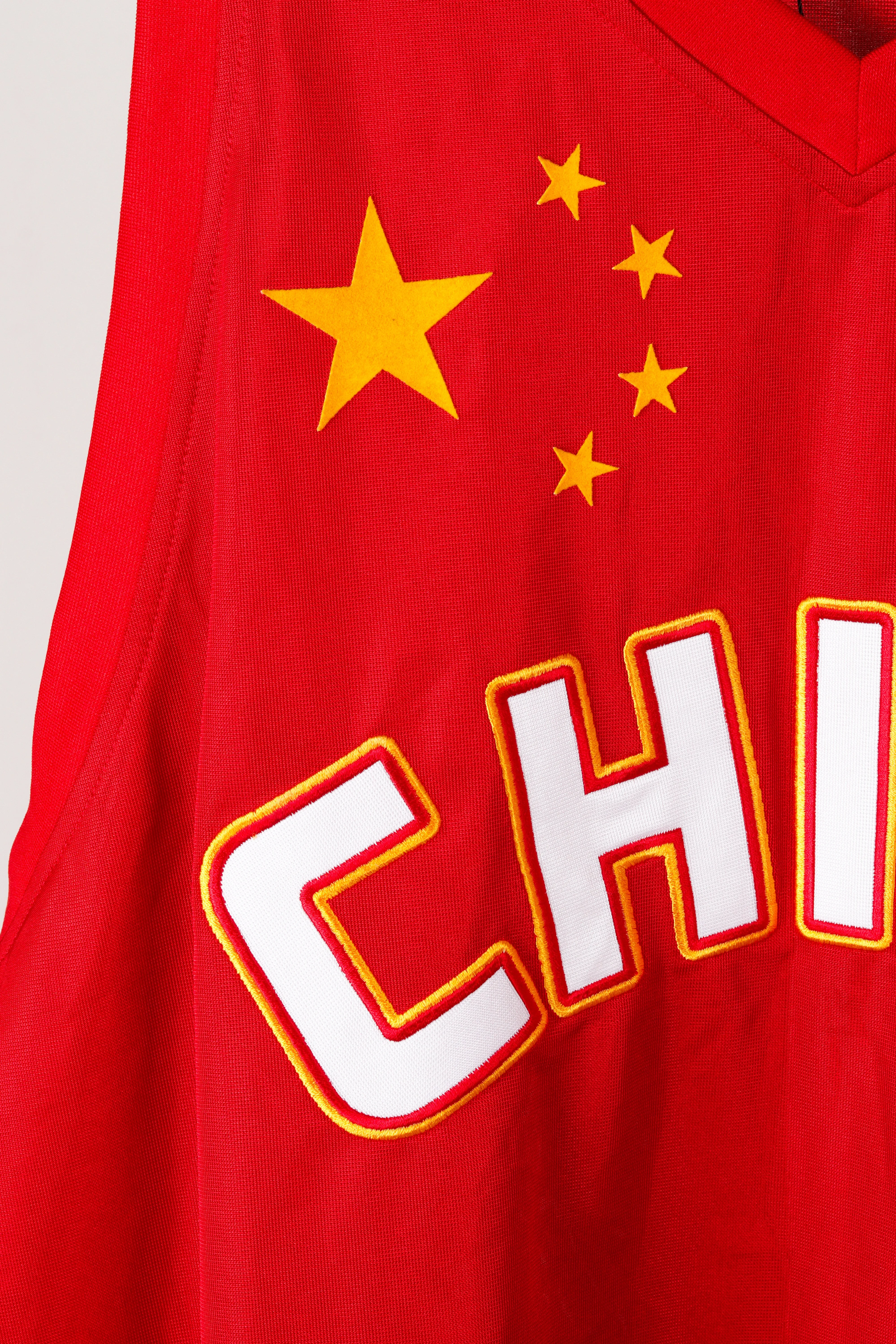 Vintage 2004 adidas 'China National Basketball Team 11' Jersey Red