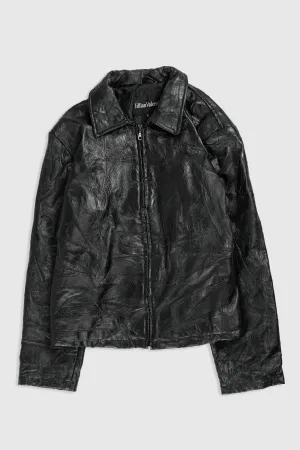 Vintage Leather Jacket - Women's M