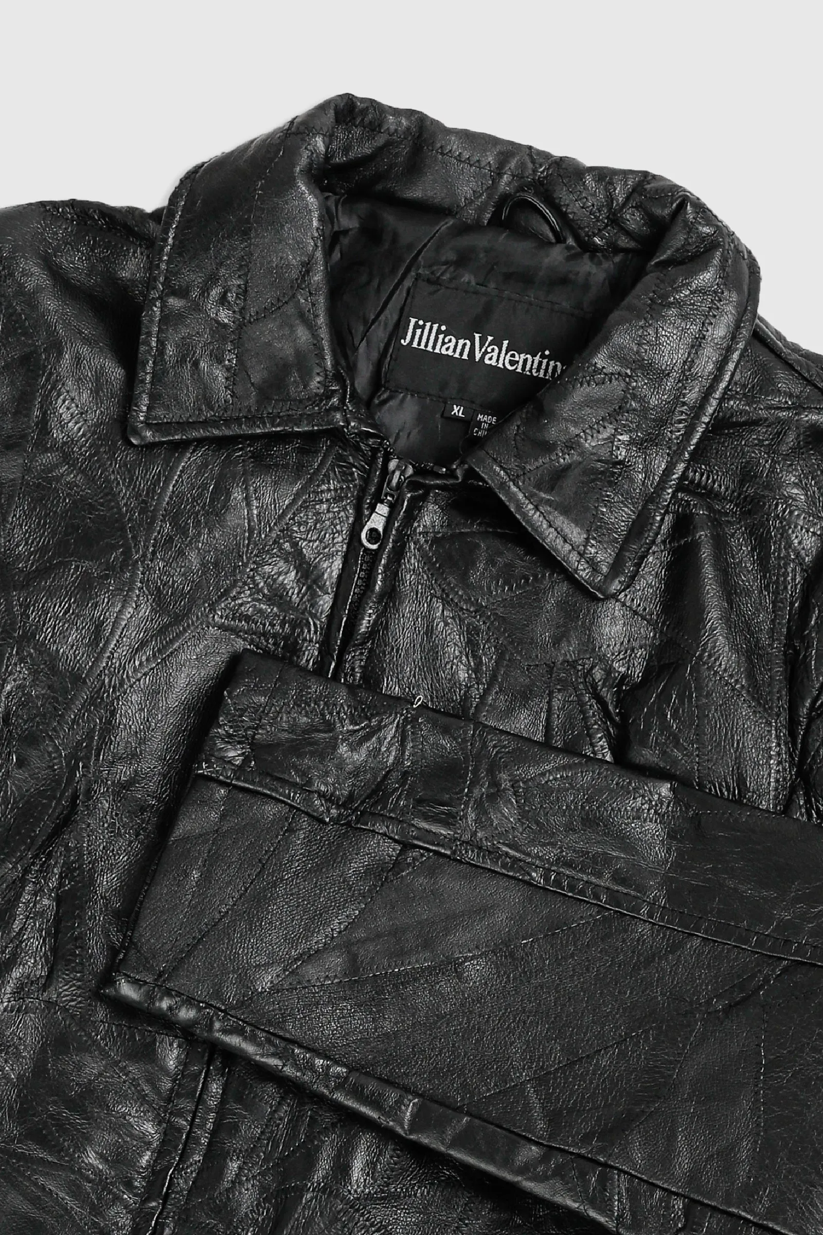 Vintage Leather Jacket - Women's M