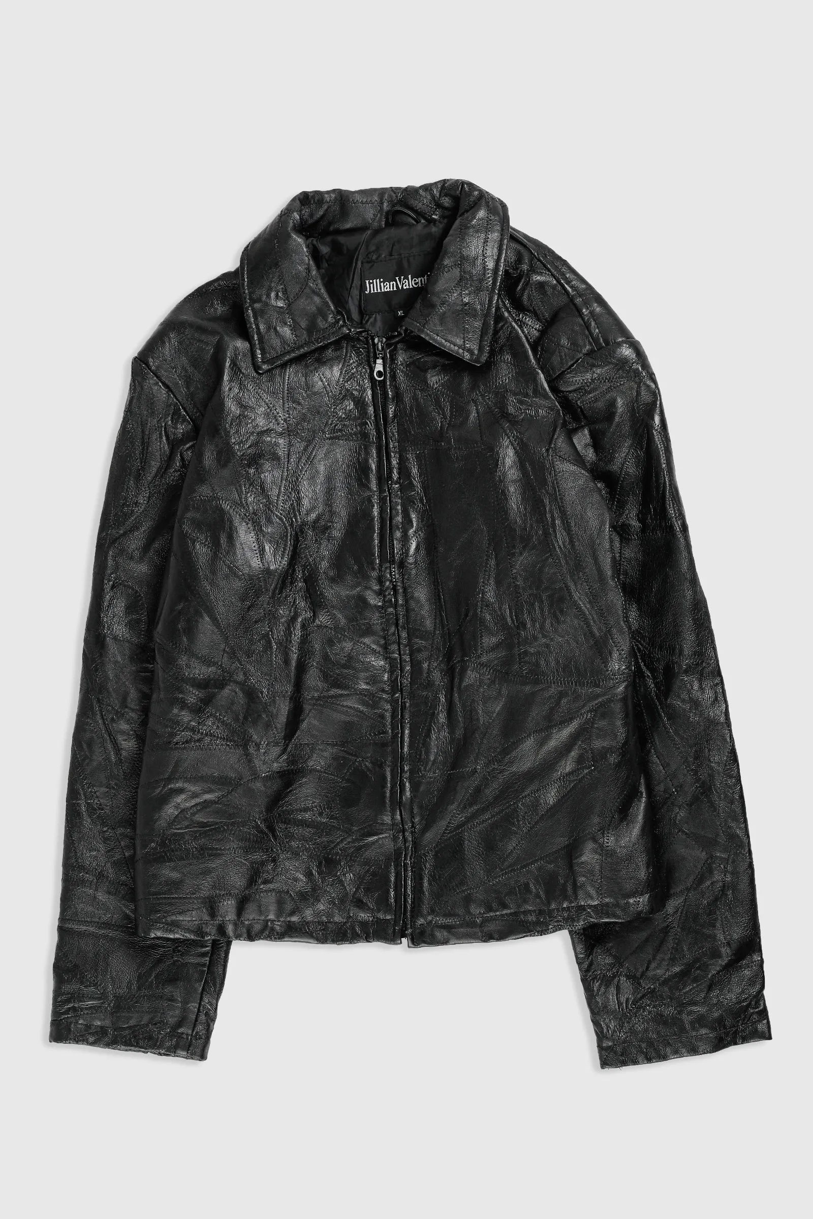 Vintage Leather Jacket - Women's M