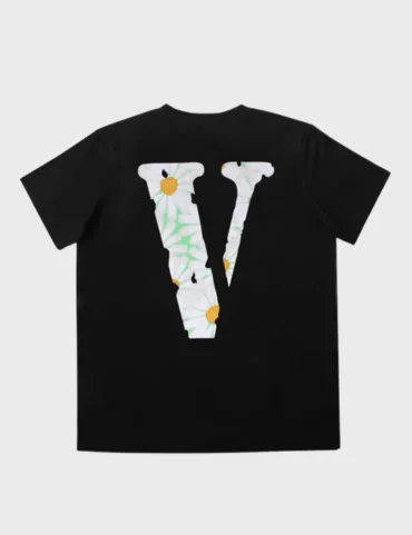 Vlone Friends Sunflower Logo T-shirt SS23 (Black)