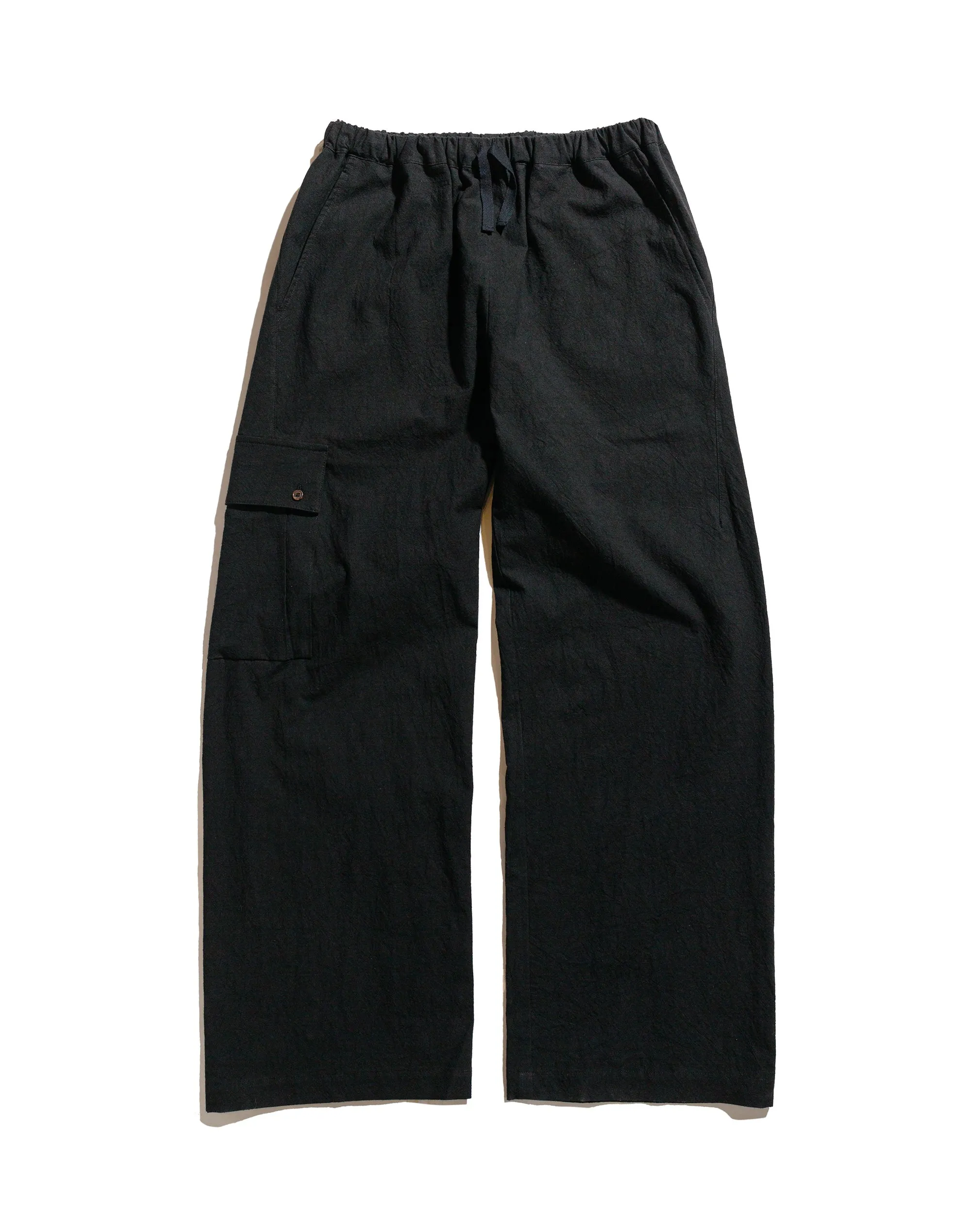 Wanze Easy Pant Cotton Hemp Black