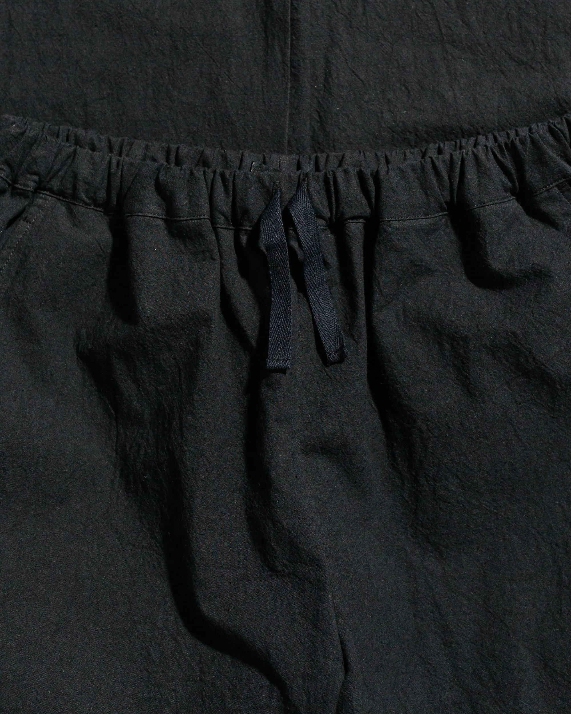 Wanze Easy Pant Cotton Hemp Black