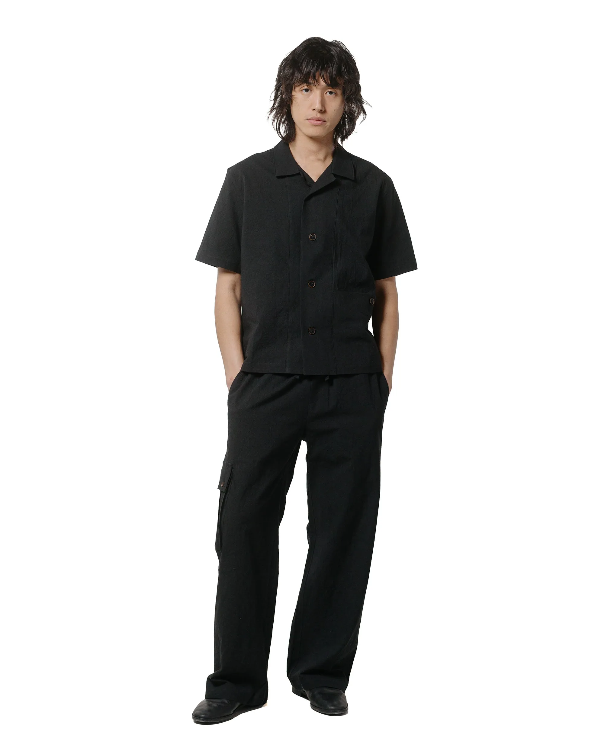 Wanze Easy Pant Cotton Hemp Black