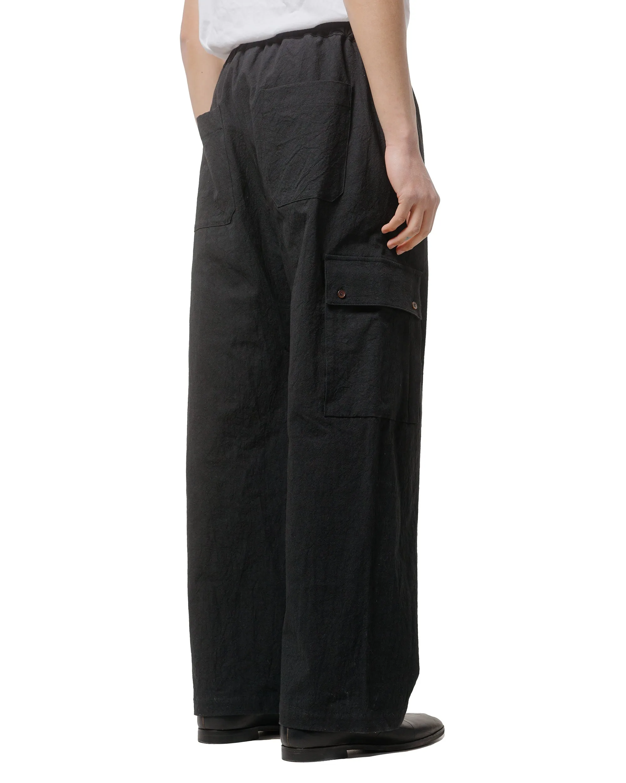 Wanze Easy Pant Cotton Hemp Black