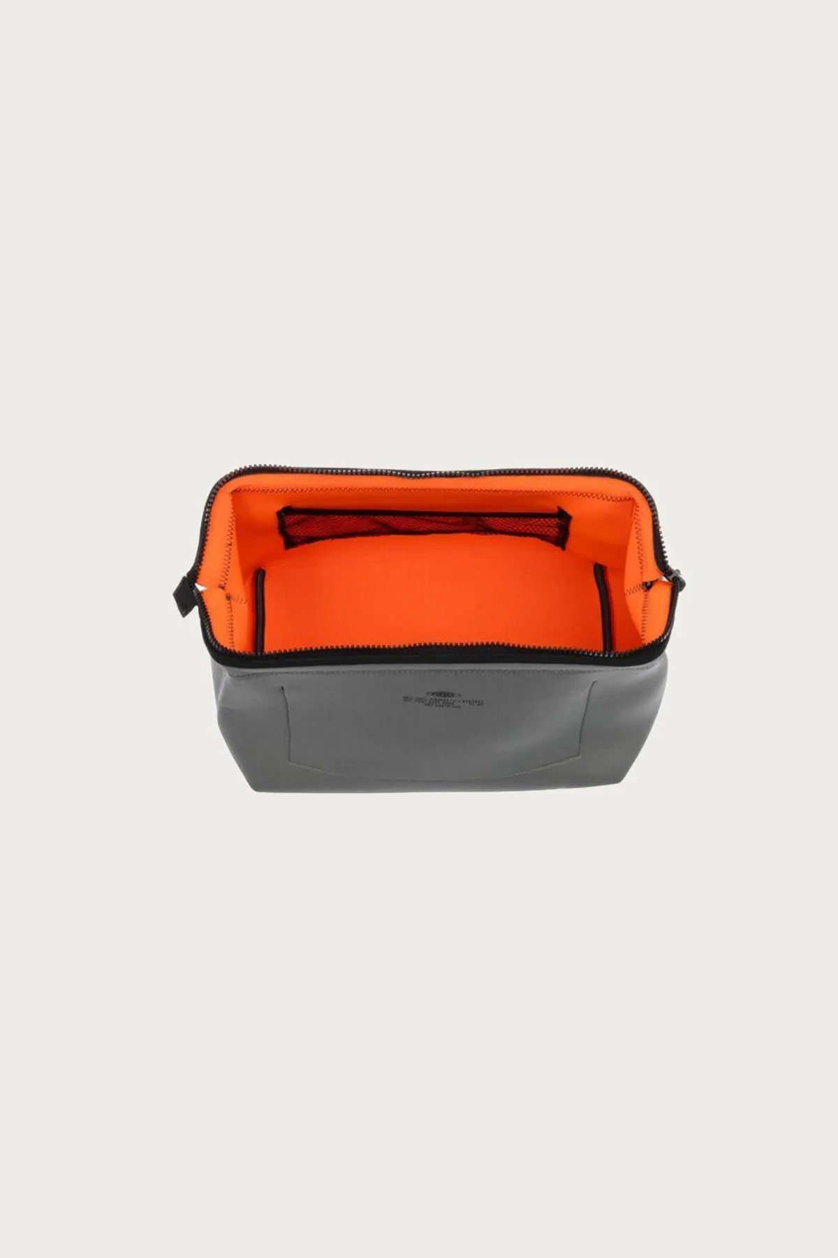Wired Pouch Large - Light Grey/Orange