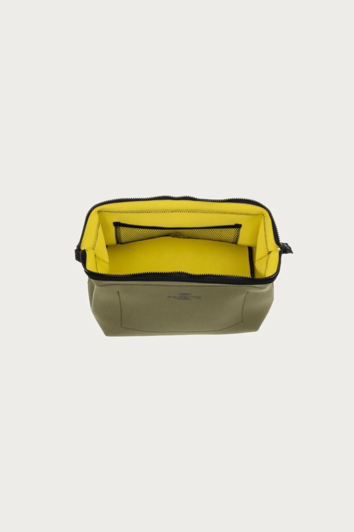 Wired Pouch Large - Olive/Yellow