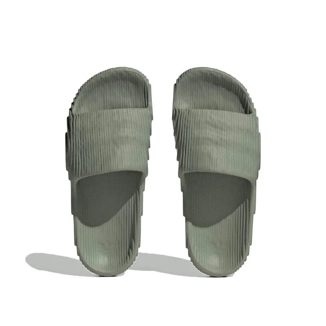 WOMEN'S ADILETTE 22 SLIDES SILVER GREEN