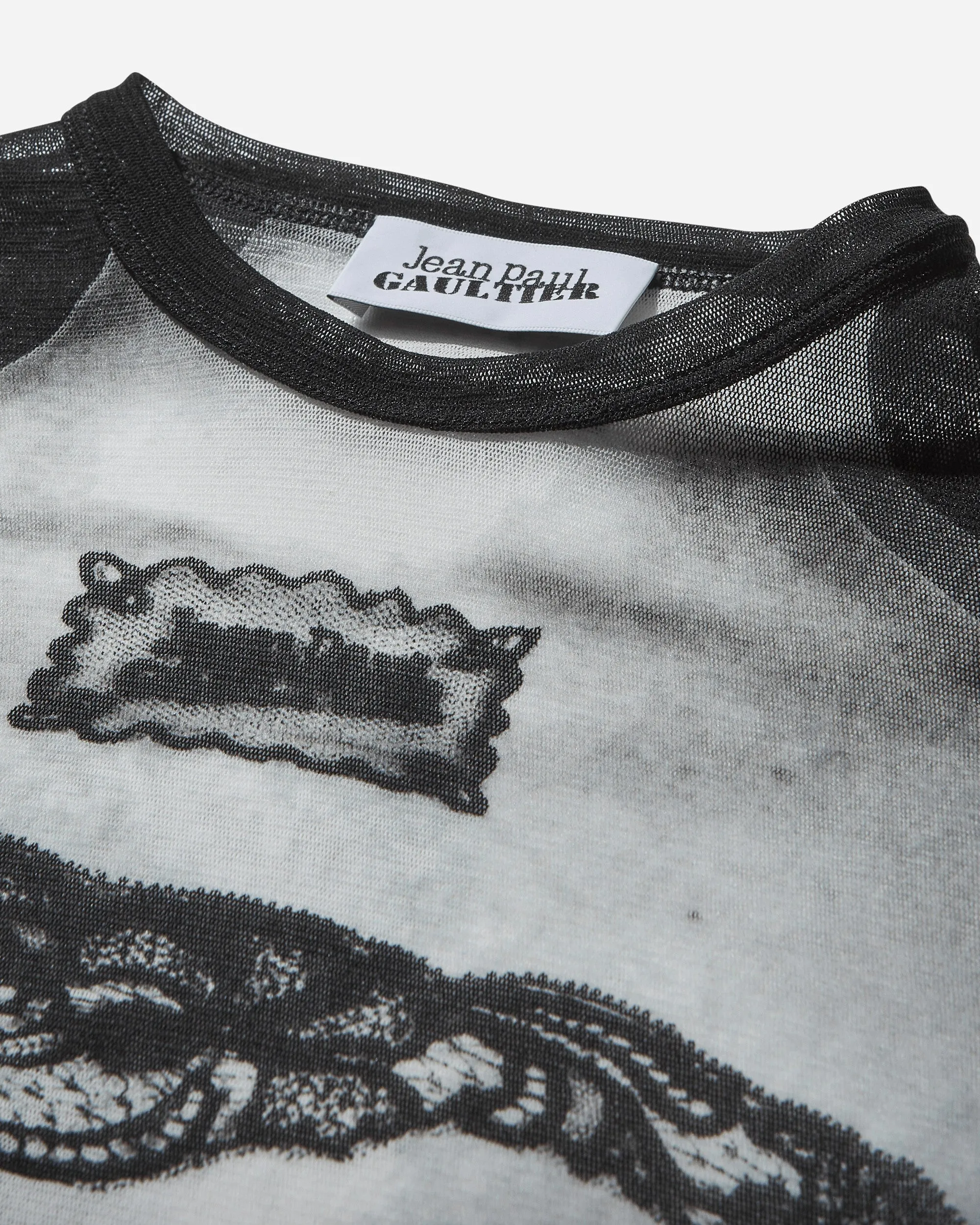 Women's Body Lace Marinire Top Black / Grey / White