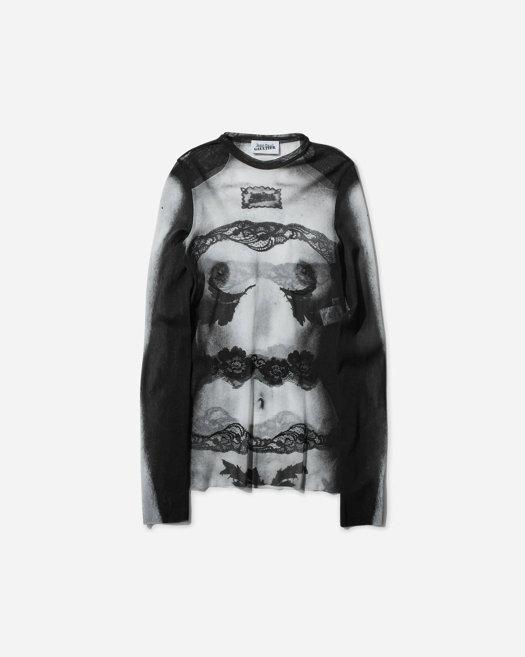 Women's Body Lace Marinire Top Black / Grey / White