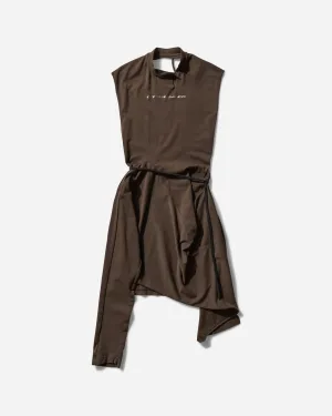 Women's Cut-Out Dress Dark Brown