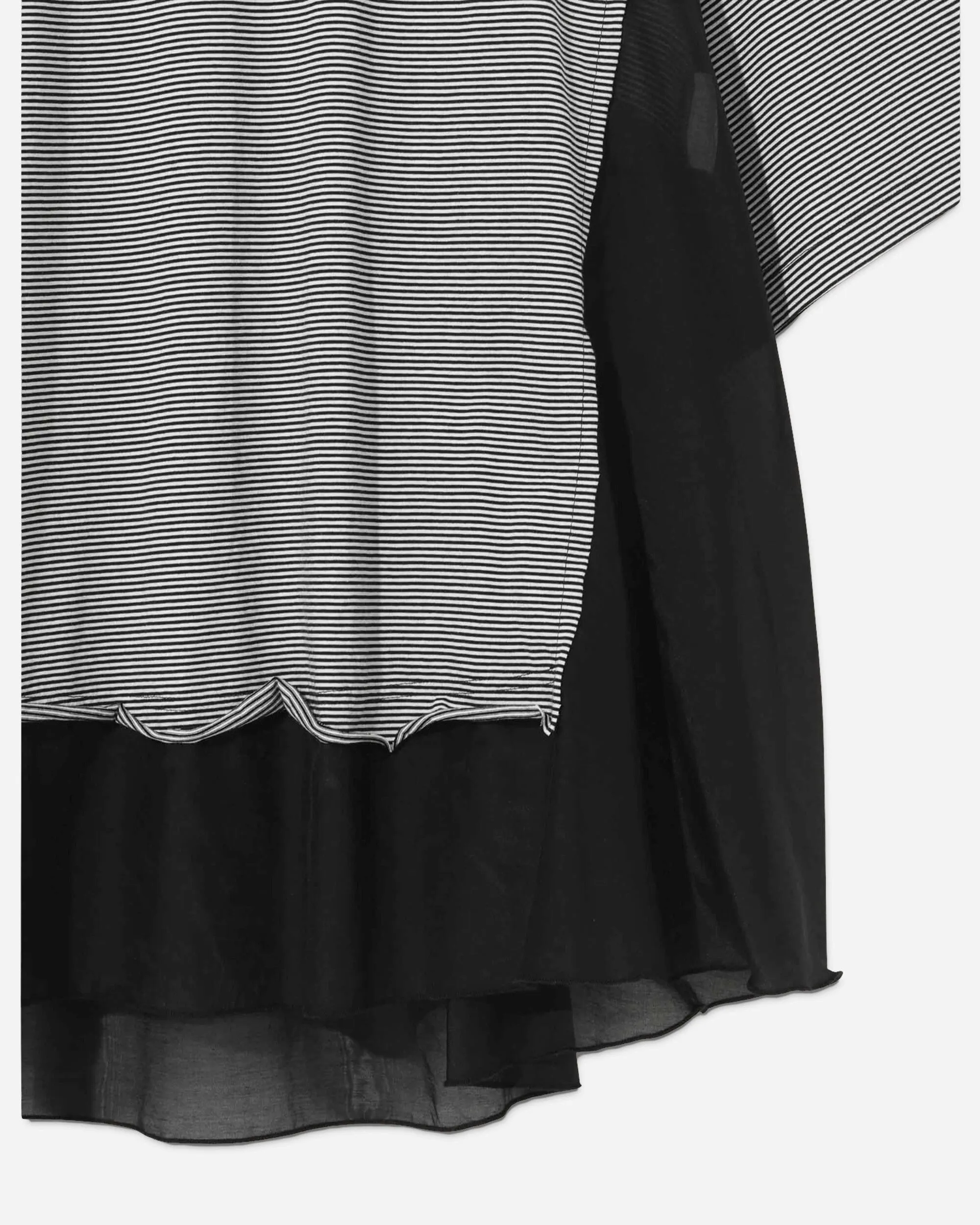 Women's Striped T-Shirt Black