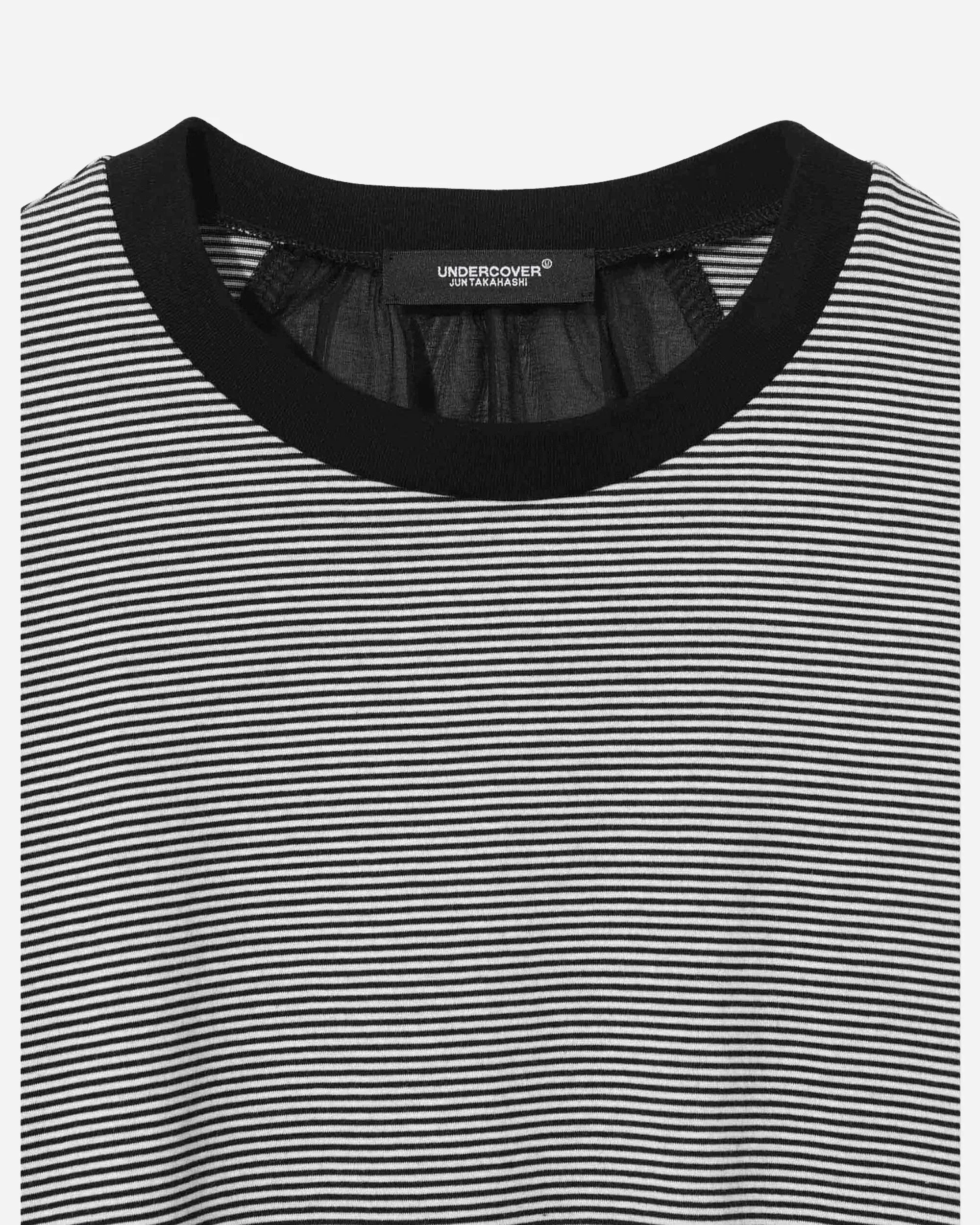 Women's Striped T-Shirt Black