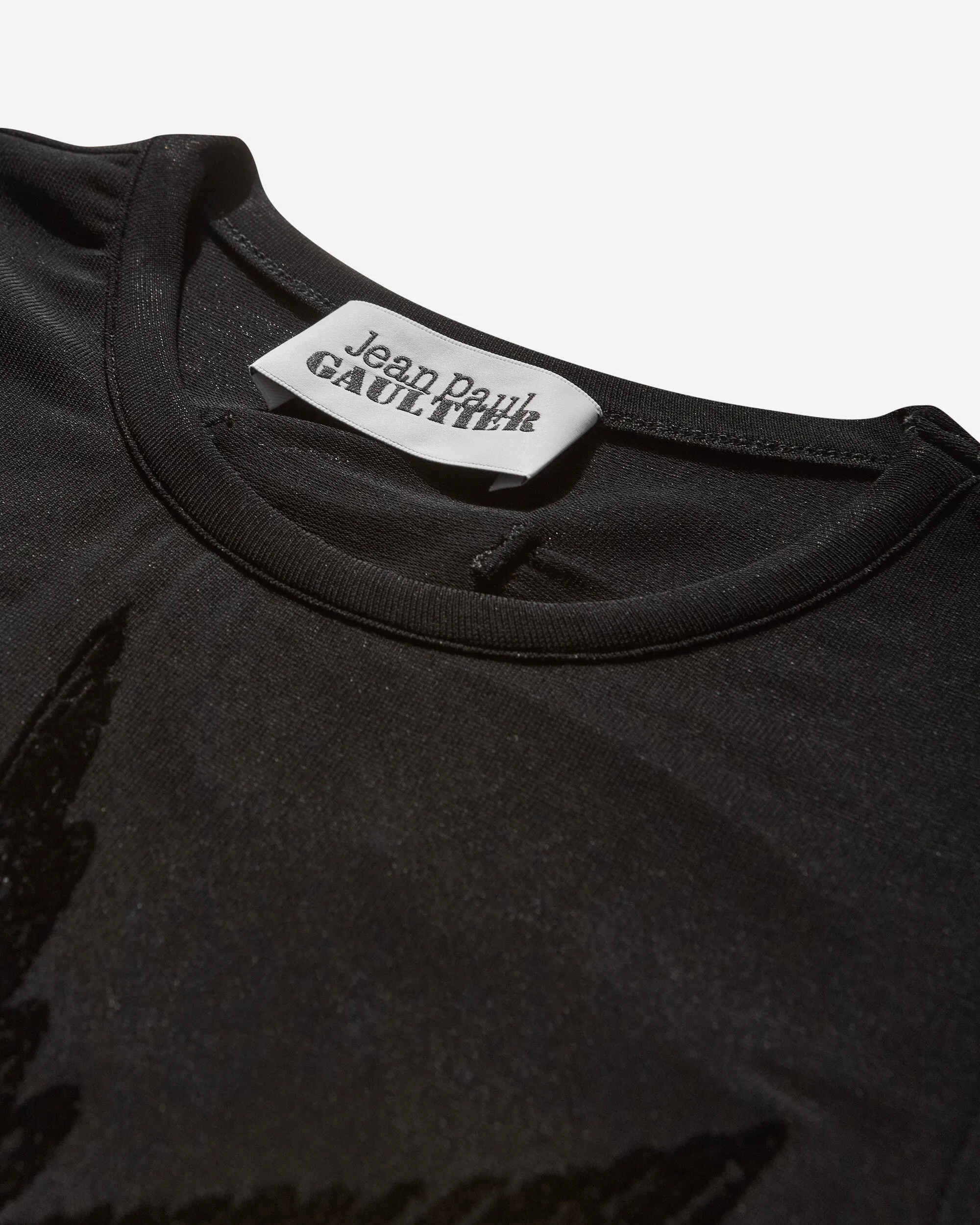 Women's Tattoo Viscose Jersey Tank Top Black