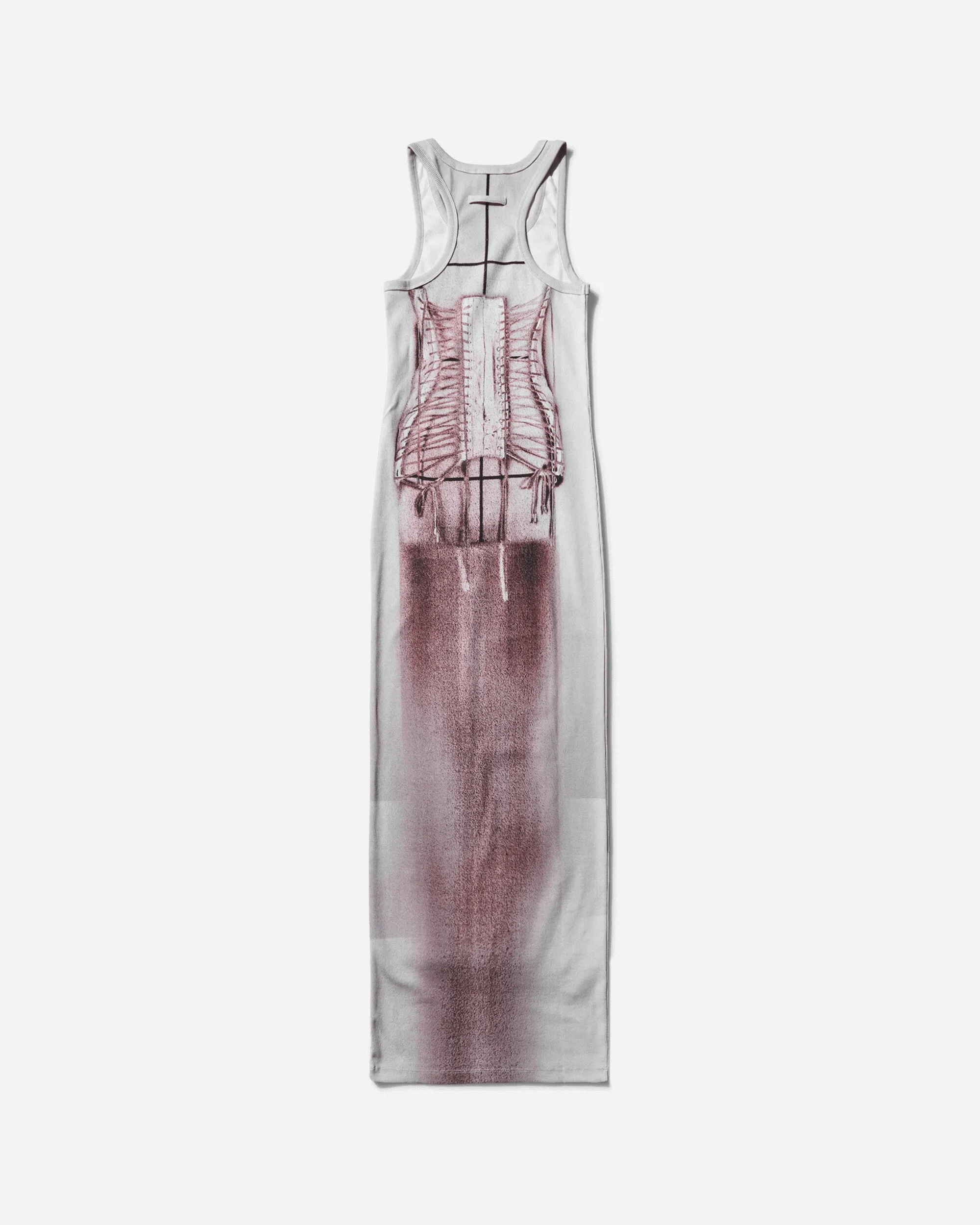 Women's Trompe-l'il Corset Knit Dress Pink